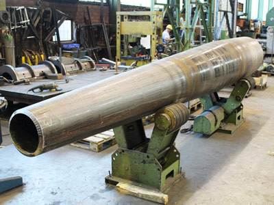 Konen und Übergangsstücke: Konus (t=35 mm) mit zwei Rundnähten